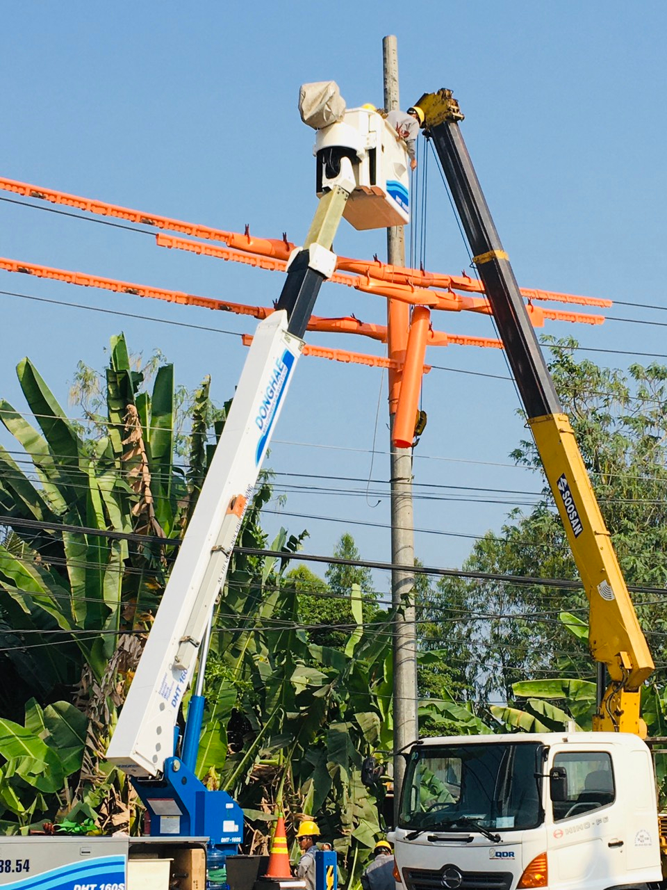 Đường dây trung thế 22kV & Trạm biến áp 250KVA  Công ty CP Xây Dựng Công Trình Giao Thông 6-72 Bình Minh